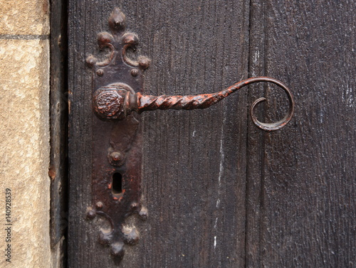 The beautiful doorknob