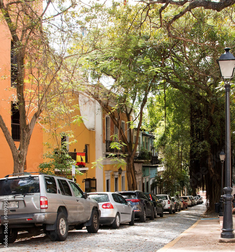 Old San Juan Tree Lined Street © coachwood