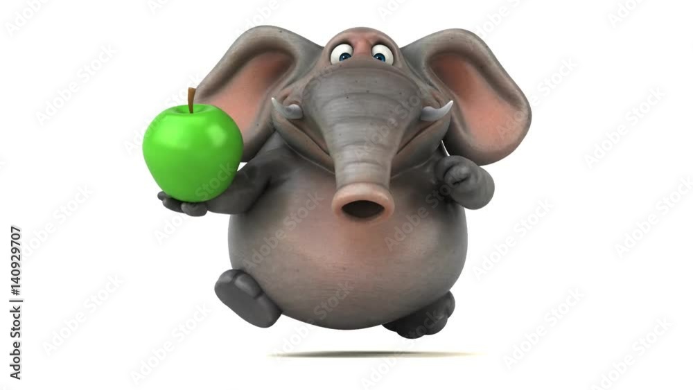 Fun elephant - 3D Animation Fun elephant - 3D Animation
