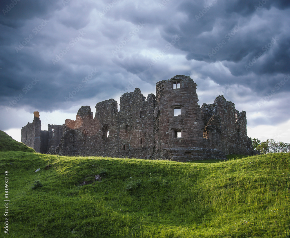 Built in 1090, ruined castle in the village of Brough, Cumbria, England.  This was the farthest reach of the Roman empire