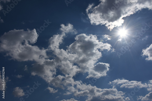 太陽と雲