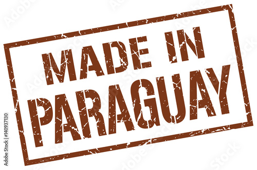 made in Paraguay stamp