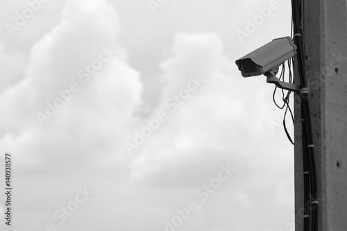 Outdoor video camera - black and white