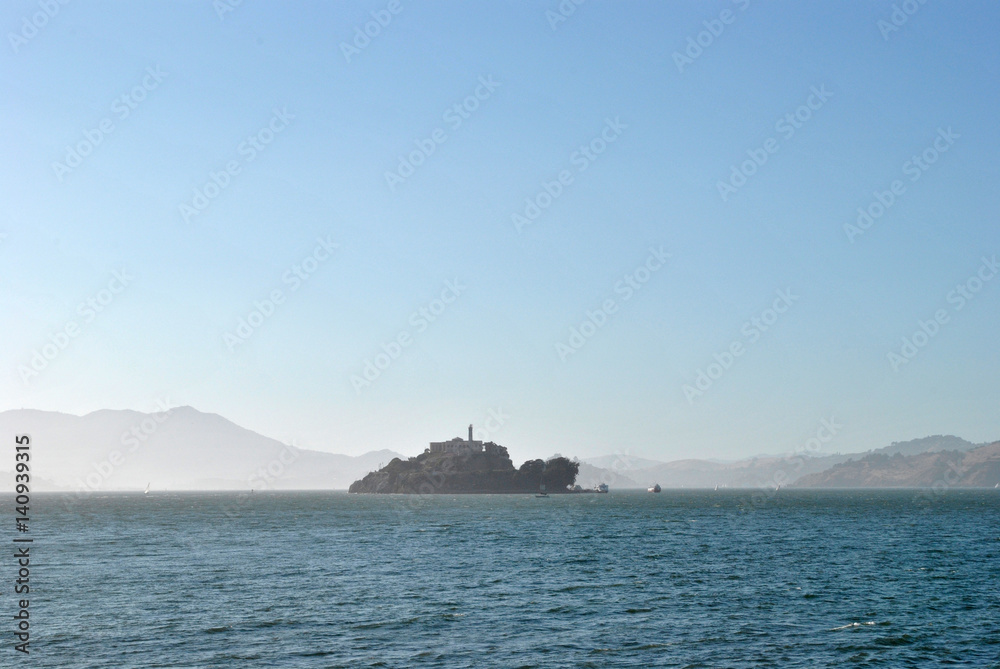 Alcatraz Island Viewed from San Francisco
