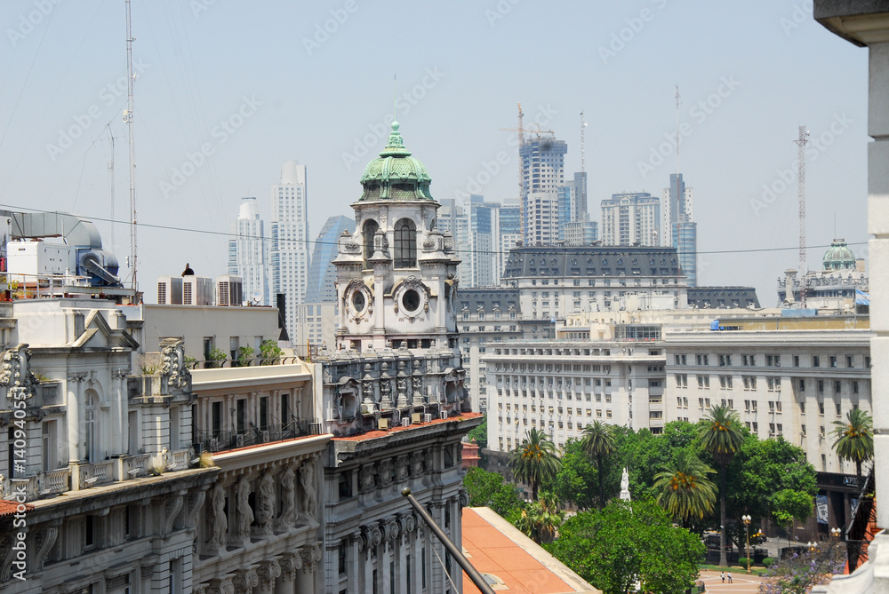 Fototapeta premium Puerto Madero from a Terrace