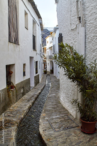 Fototapeta Naklejka Na Ścianę i Meble -  Alley in Pampaneira, Alpujarras