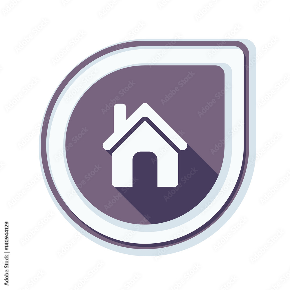 Home button icon illustration Home button icon illustration