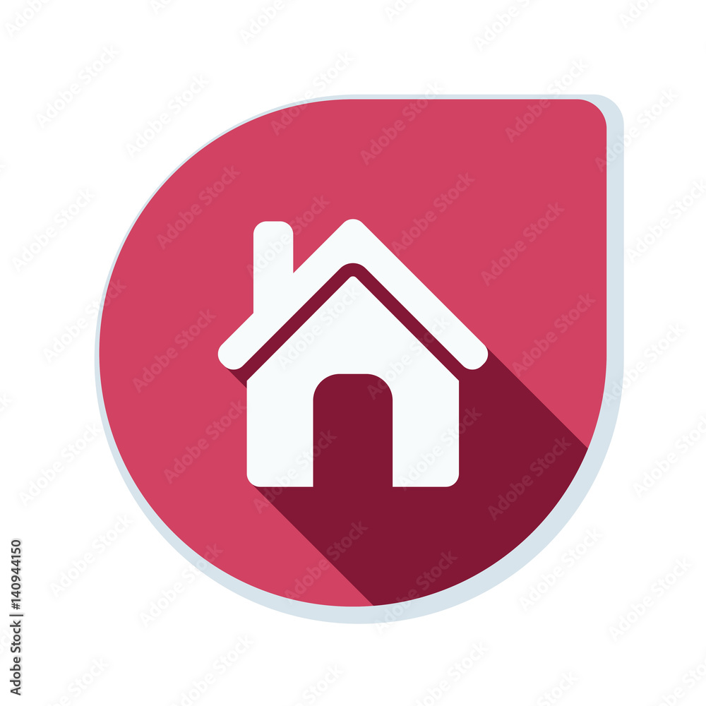 Home button icon illustration Home button icon illustration