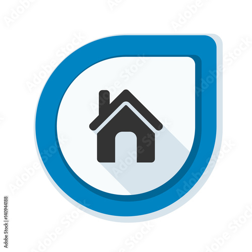 Home button icon illustration