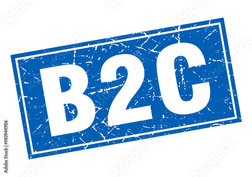 b2c square stamp