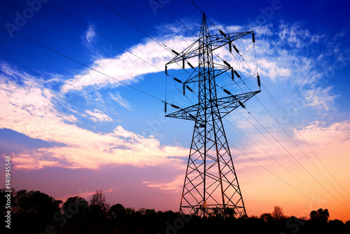 High voltage post or High voltage tower