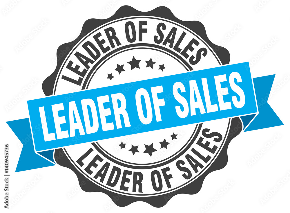 leader of sales stamp. sign. seal leader of sales stamp. sign. seal