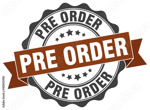 pre order stamp. sign. seal