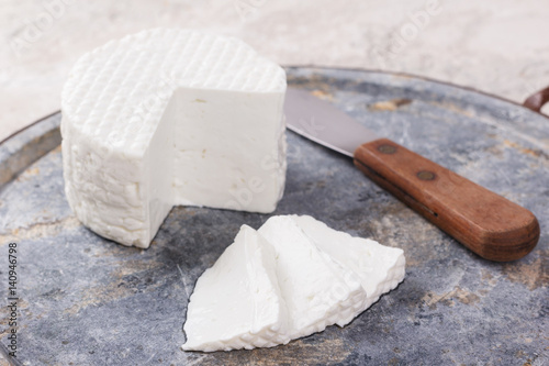 Wheel of brazilian traditional cheese Minas