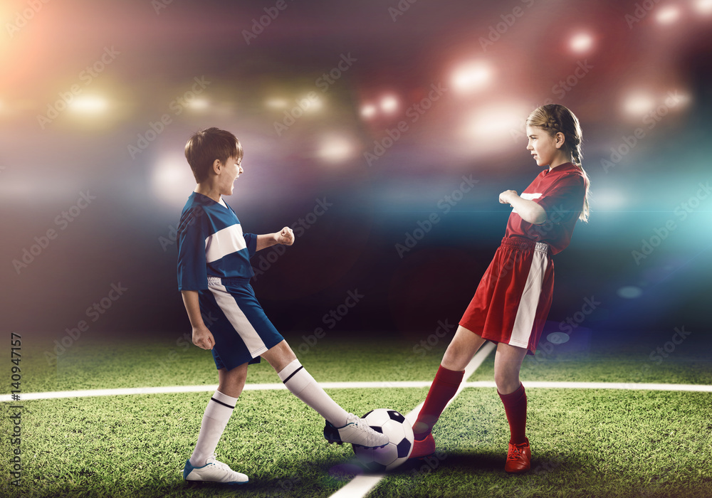 Fototapeta premium Football game