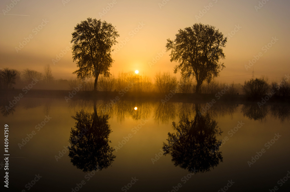 Fototapeta premium Spiegelung im See