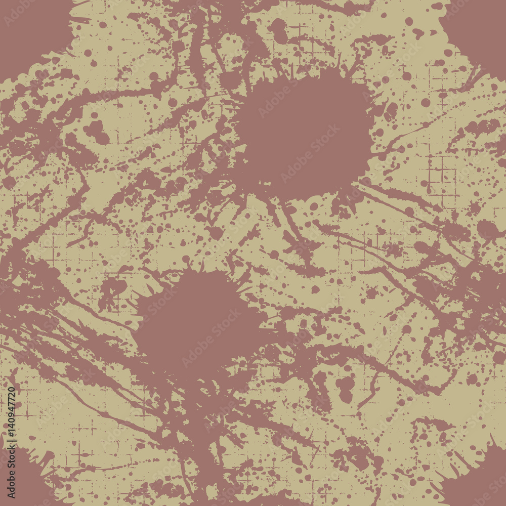 Vector seamless pattern, tile with inc splash, blots, smudge and brush strokes. Grunge endless template for web background, prints, wallpaper, surface, wrapping, repeat elements for design Vector seamless pattern, tile with inc splash, blots, smudge and brush strokes. Grunge endless template for web background, prints, wallpaper, surface, wrapping, repeat elements for design