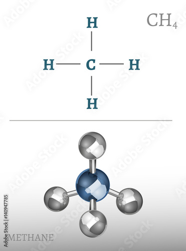 Methane Molecule Image