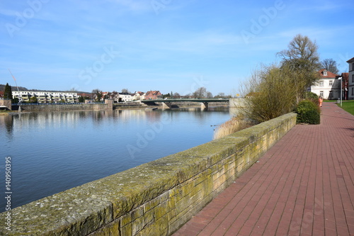 Weserbrücke  in Hameln © hydebrink