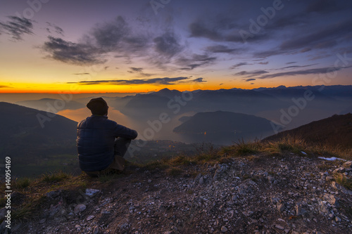 Wallpaper Mural Montisola , provinces of Brescia , Lombardia, Italy Torontodigital.ca