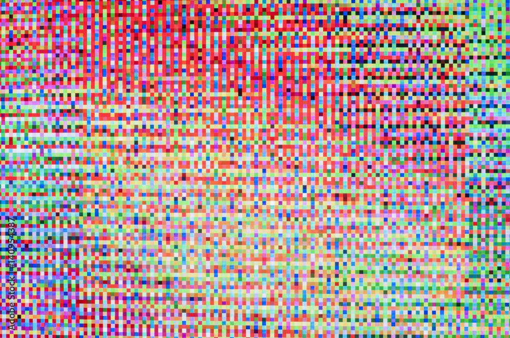 Digitale Stoerung / Abstrakter Hintergrund einer digitalen Stoerung.
