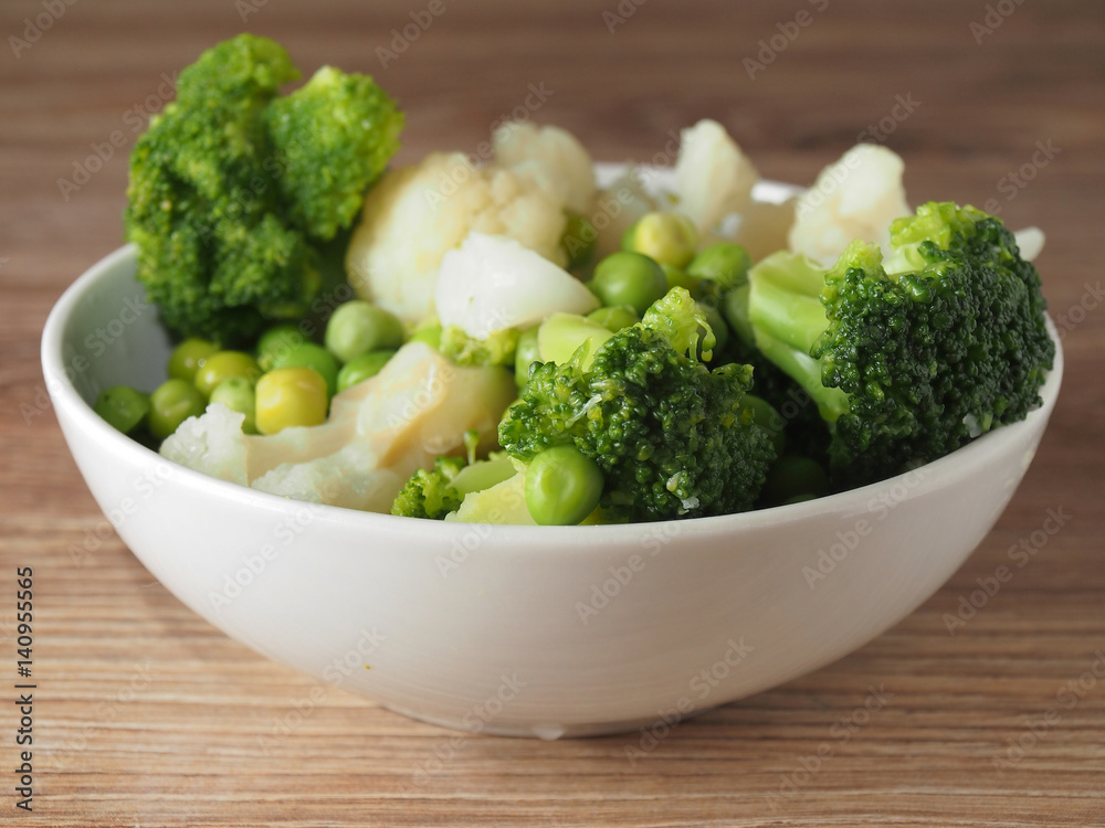 Broccoli cauliflower peas Broccoli cauliflower peas