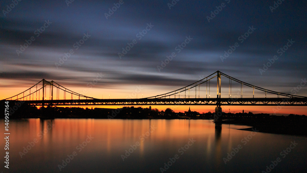 Sunset & bridge