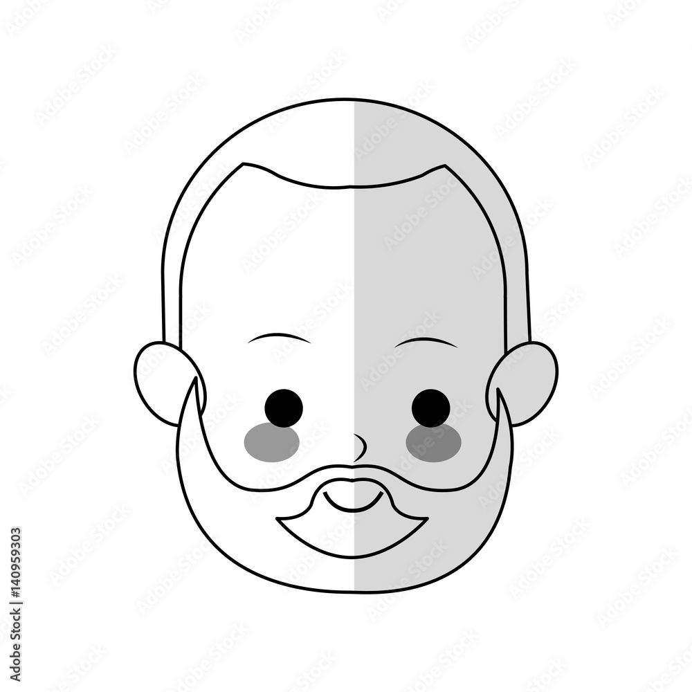 old man cartoon icon over white background. vector illustration old man cartoon icon over white background. vector illustration