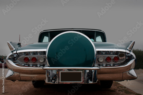 Fotótapéta Rear View of Classic American Car