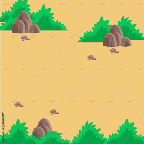 wasteland illustration. Nice for infographic background