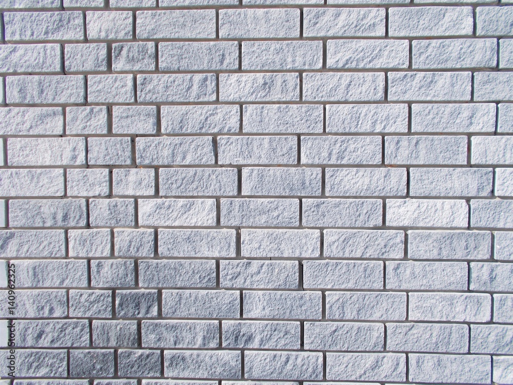 Grey brick wall texture. Grey brick wall texture.