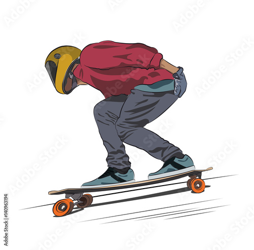 downhill