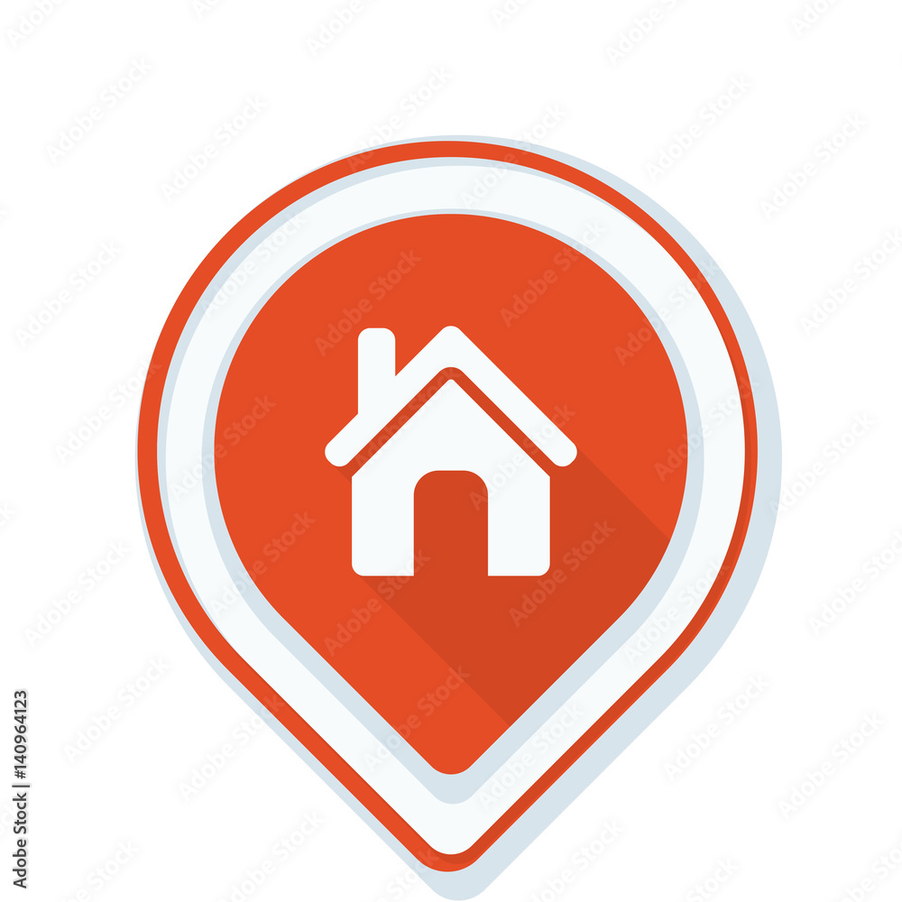 Home Navigation Pointer illustration Home Navigation Pointer illustration