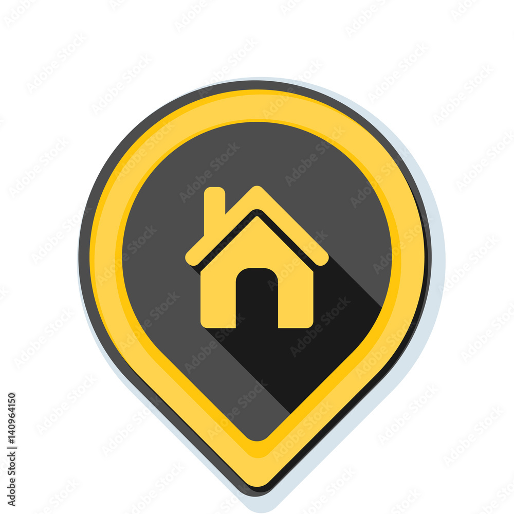 Home Navigation Pointer illustration Home Navigation Pointer illustration