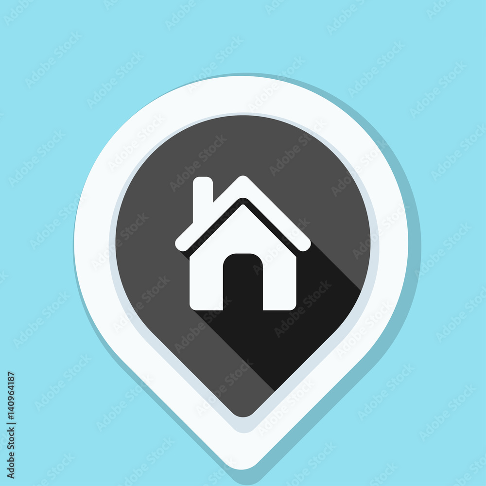 Home Navigation Pointer illustration Home Navigation Pointer illustration