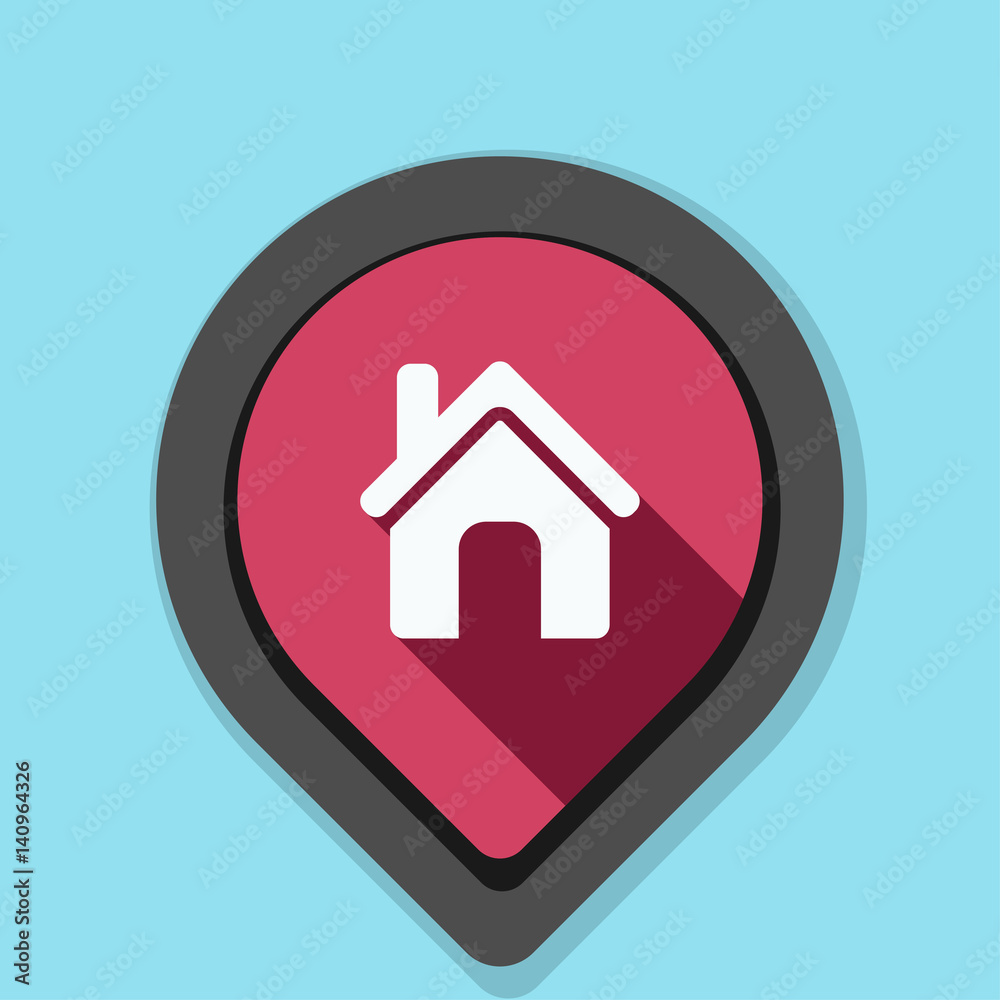 Home Navigation Pointer illustration Home Navigation Pointer illustration