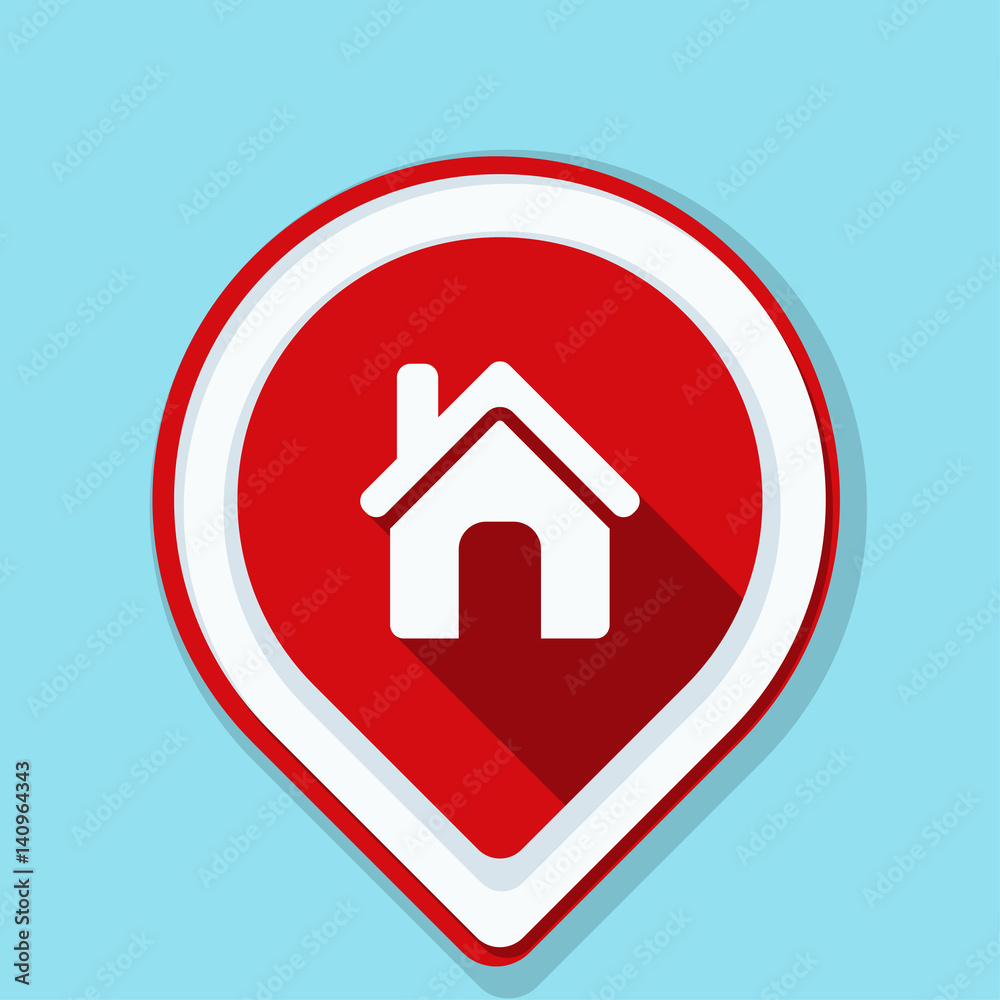 Home Navigation Pointer illustration Home Navigation Pointer illustration