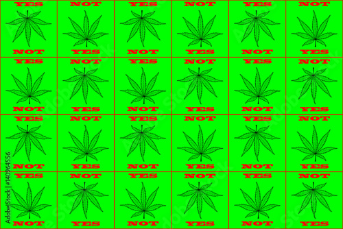 Marijuana Yes - No, Marijuana leaf background, cannabis, cannabis leaf,