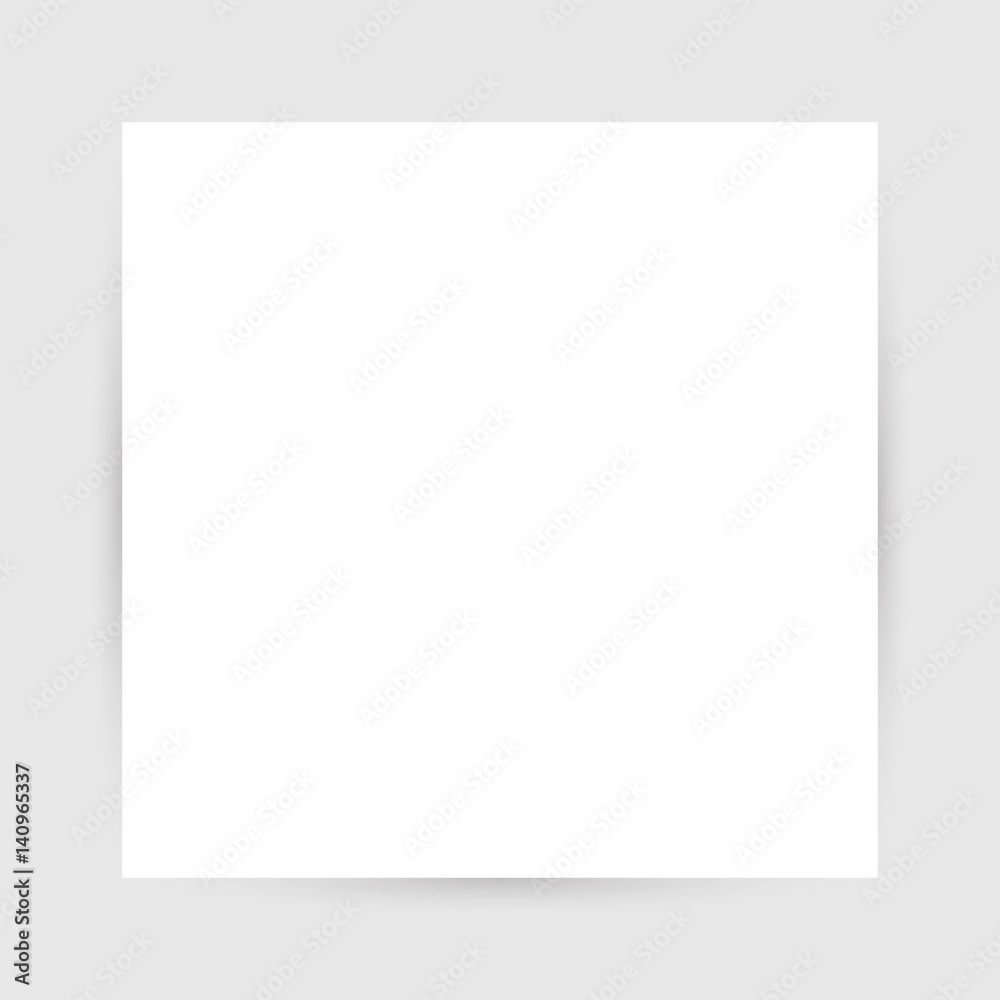 Blank white paper banner sheets with shadow effects. Vector templates for presentation, business design and retail Blank white paper banner sheets with shadow effects. Vector templates for presentation, business design and retail