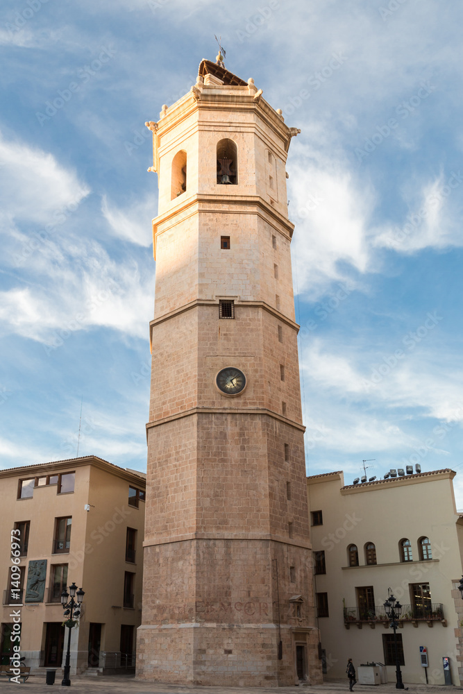 The Fadri, bell tower of the co-cathedral of Castellón, Spain