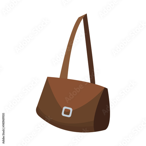 woman bag icon over white background. colorful design. vector illustration