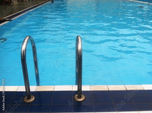 Stair at Swimming Pool 