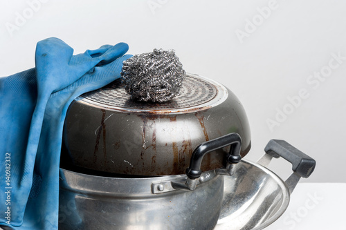 stainless steel scrubber, scouring pad for dish washing
