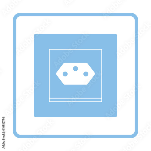 Swiss electrical socket icon