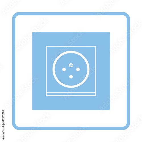 South Africa electrical socket icon