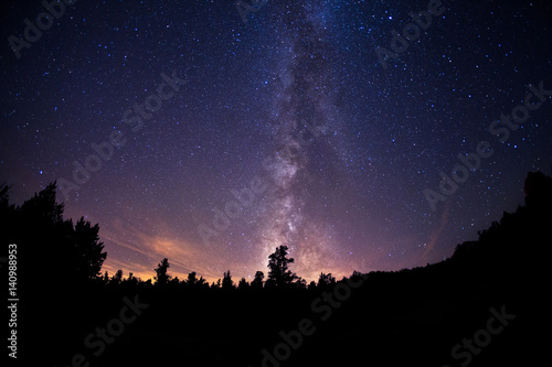 Milkyway Rising From Tree