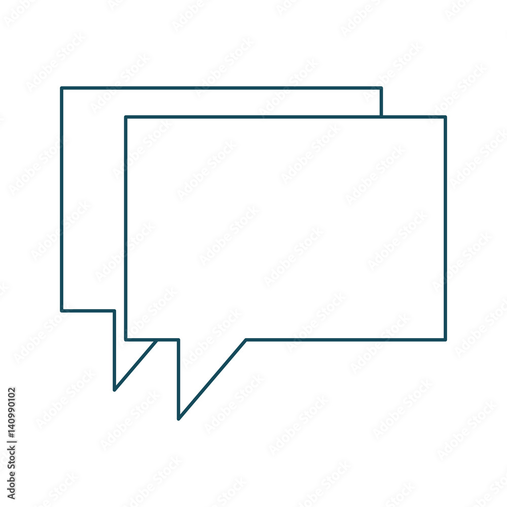 speech bubble icon over white background. vector illustration speech bubble icon over white background. vector illustration