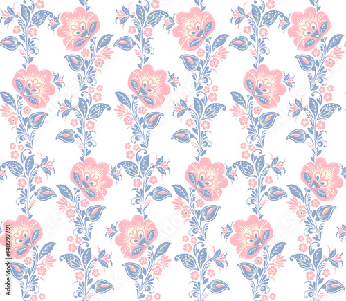 Romantic seamless floral pattern. Seamless pattern can be used for wallpaper, pattern fills, web page backgrounds, surface textures. background. Eps 8