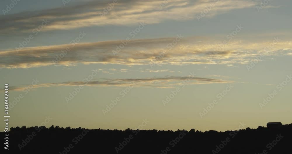 Clouds roll by Western mountains Clouds roll by Western mountains