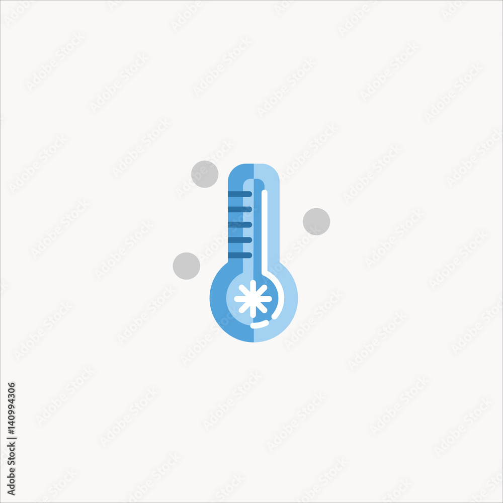 thermometer icon flat design thermometer icon flat design